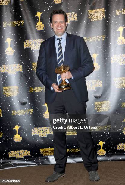 Andrew Kreisberg poses in the press room at the 43rd Annual Saturn Awards at The Castaway on June 28, 2017 in Burbank, California.