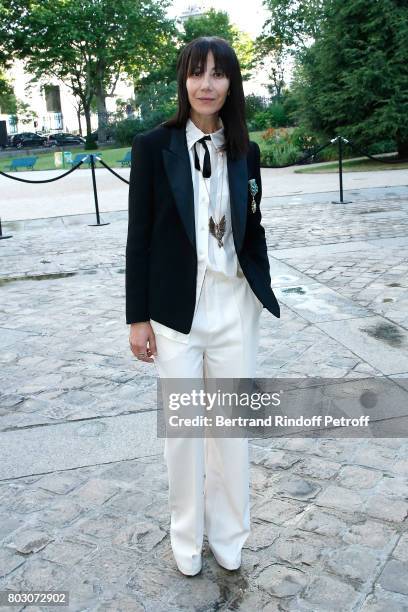 Artistic Director of Lanvin, Bouchra Jarrar is Decorated "Officier de l'Ordre des Arts et des Lettres" at "Palais Galliera, Musee de la Mode de la...