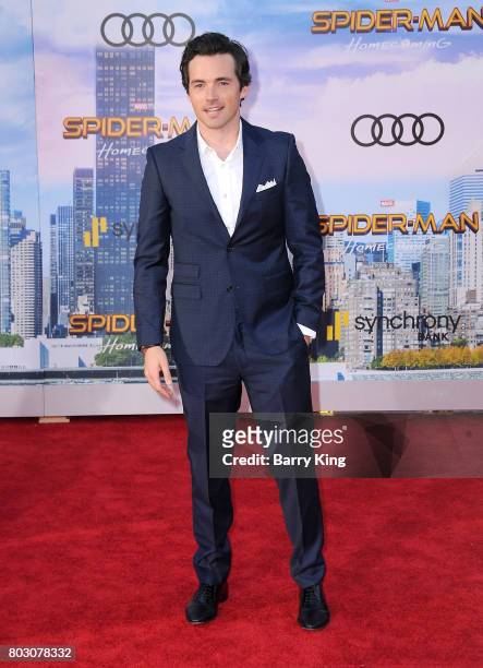 Actor Ian Harding attends the World Premiere of Columbia Pictures' 'Spider-Man: Homecoming' at TCL Chinese Theatre on June 28, 2017 in Hollywood,...