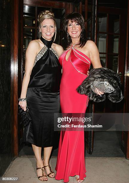 Presenters Jackie Brambles and Jane McDonald attend The Royal Television Society Programme Awards held at the Grosvenor House Hotel on March 19, 2008...