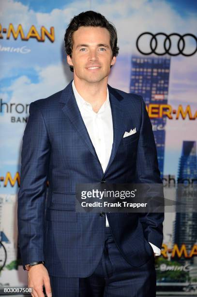 Actot Ian Harding attends the premiere of Columbia Pictures' "Spider-Man: Homecoming" held at TCL Chinese Theatre on June 28, 2017 in Hollywood,...