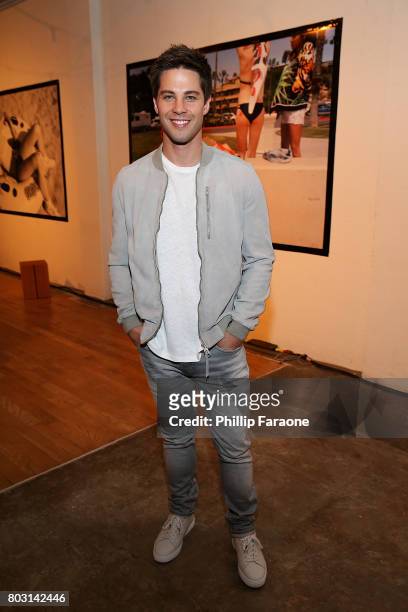 Actor Dean Geyer attends AllSaints Ed Templeton Launch at LA Studios on June 28, 2017 in Hollywood, California.