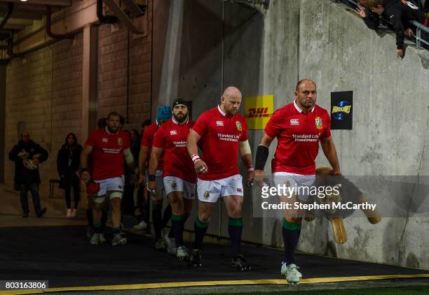 Wellington , New Zealand - 27 June 2017; Rory Best of the British & Irish Lions during the match between Hurricanes and the British & Irish Lions at...