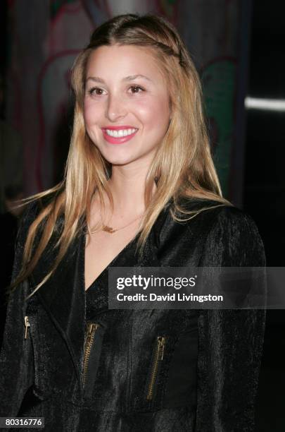 Personality Whitney Port attends the Prada Los Angeles screening of 'Trembled Blossoms' at Prada Beverly Hills Epicenter on March 19, 2008 in Beverly...