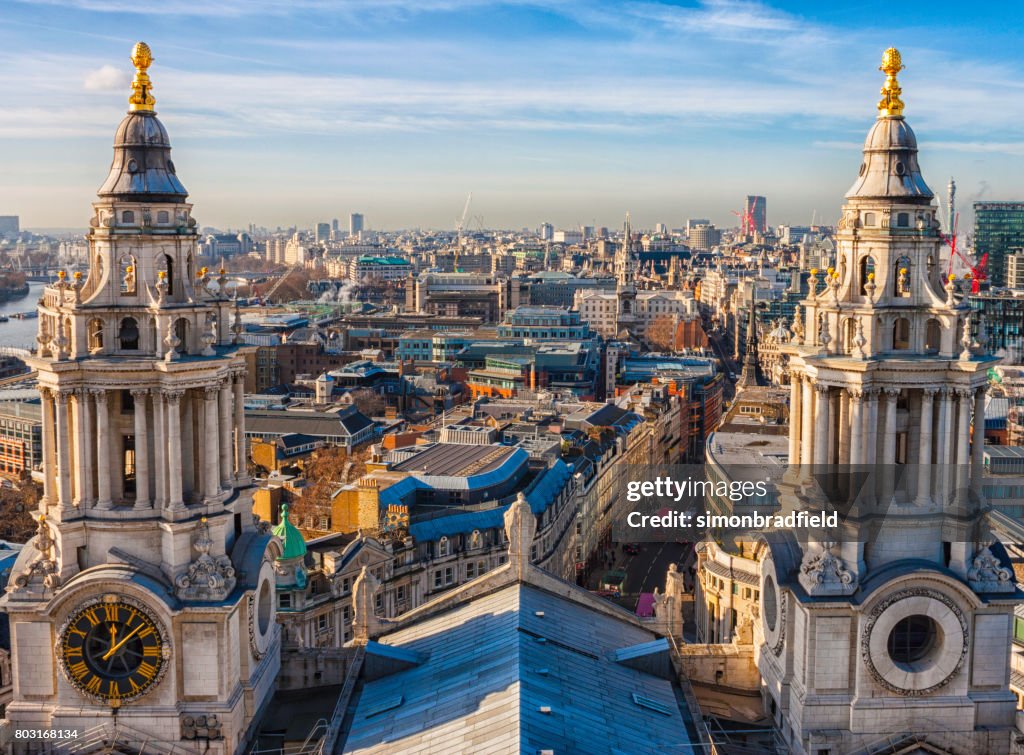 Utsikt från St Pauls i London