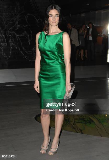 Actress Paz Vega arrives at the "Trembled Blossoms" Presented by Prada at the Prada Beverly Hills Epicenter on March 19, 2008 in Beverly Hills,...