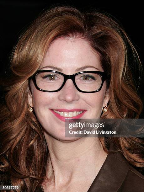 Actress Dana Delany attends the Prada Los Angeles screening of 'Trembled Blossoms' at Prada Beverly Hills Epicenter on March 19, 2008 in Beverly...