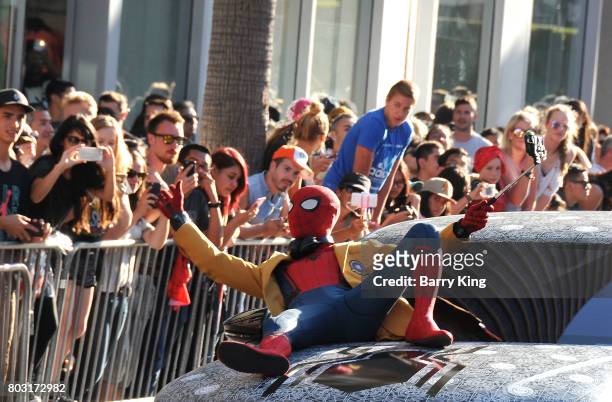 General view of atmosphere at the World Premiere of Columbia Pictures' 'Spider-Man: Homecoming' at TCL Chinese Theatre on June 28, 2017 in Hollywood,...
