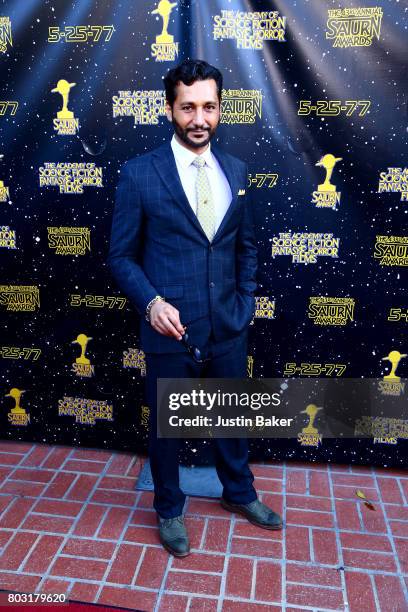 Cas Anvar attends the 43rd Annual Saturn Awards at The Castaway on June 28, 2017 in Burbank, California.