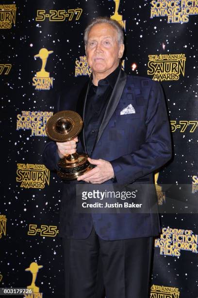 Lee Majors attends the 43rd Annual Saturn Awards at The Castaway on June 28, 2017 in Burbank, California.