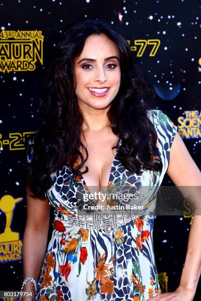 Valerie Perez attends the 43rd Annual Saturn Awards at The Castaway on June 28, 2017 in Burbank, California.