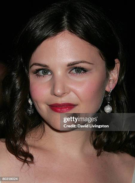 Actress Ginnifer Goodwin attends the Prada Los Angeles screening of 'Trembled Blossoms' at Prada Beverly Hills Epicenter on March 19, 2008 in Beverly...