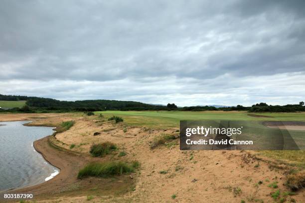 The new natural wasteland to the left of the par 4, 13th hole of the newly opened King Robert the Bruce Course which was formerly known as the...