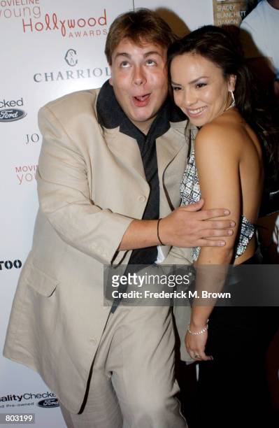 Actor Charlie Talbert and his girlfriend Vanessa arrive at the Third Annual Movieline Young Hollywood Awards April 29, 2001 in Los Angeles, CA.