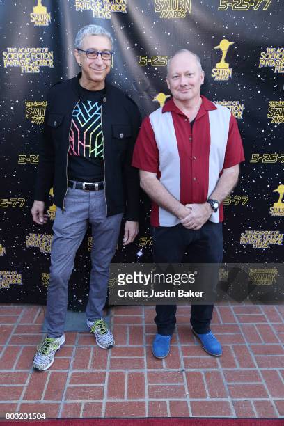 Mike Werb and Michael Colleary attend the 43rd Annual Saturn Awards at The Castaway on June 28, 2017 in Burbank, California.