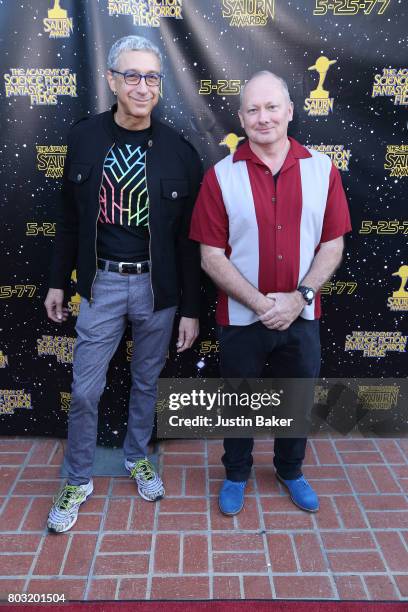 Mike Werb and Michael Colleary attend the 43rd Annual Saturn Awards at The Castaway on June 28, 2017 in Burbank, California.