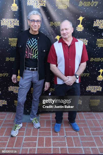 Mike Werb and Michael Colleary attend the 43rd Annual Saturn Awards at The Castaway on June 28, 2017 in Burbank, California.