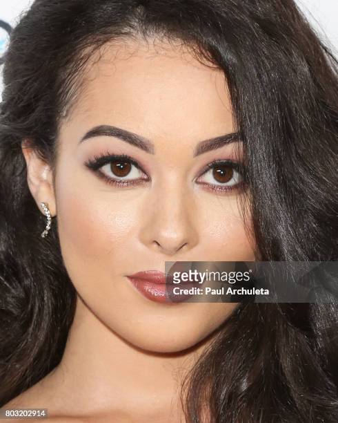 Actress / Playboy Playmate Ashley Doris attends the 2nd annual "Babes In Toyland Support Our Troops" charity event at Avalon on June 28, 2017 in...