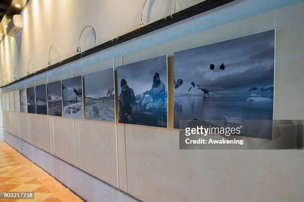 The Antarctic Pavilion" at Palazzo Molina a San Basegio, commissioned by Alexander Ponomarev and sponsored by Kaspersky Lab as part of the Antarctic...