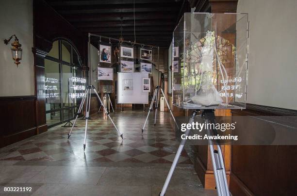 The Antarctic Pavilion" at Palazzo Molina a San Basegio, commissioned by Alexander Ponomarev and sponsored by Kaspersky Lab as part of the Antarctic...