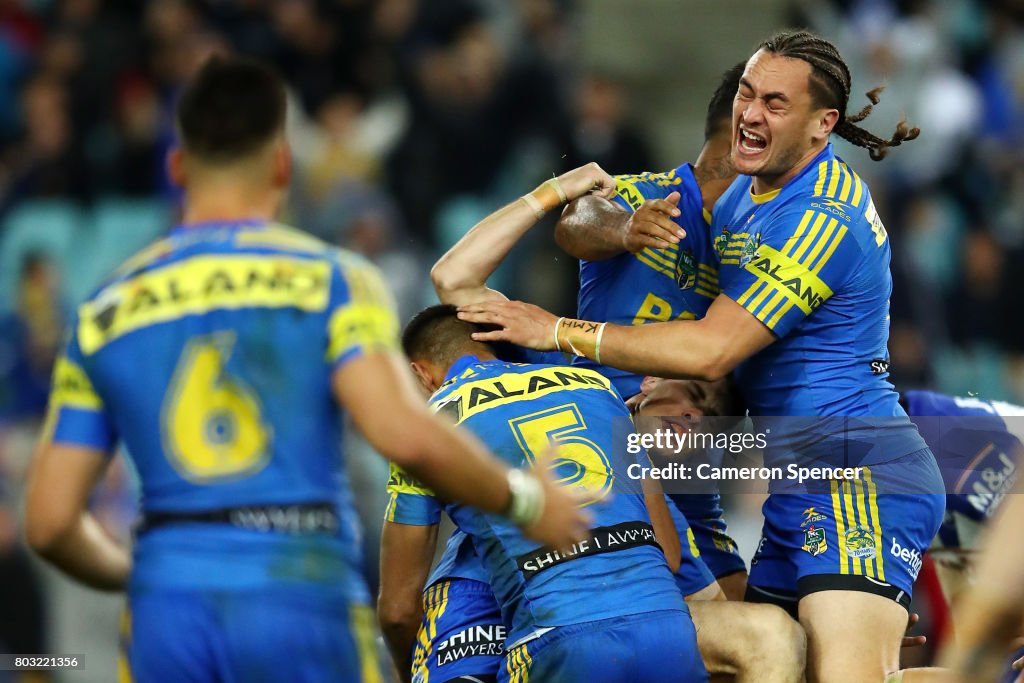 NRL Rd 17 - Eels v Bulldogs