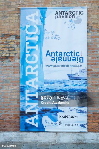 The Antarctic Pavilion" at Palazzo Molina a San Basegio, commissioned by Alexander Ponomarev and sponsored by Kaspersky Lab as part of the Antarctic...