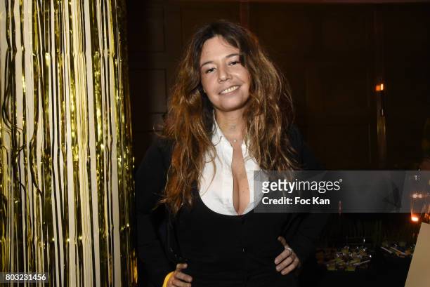 Singer Chanez attends the Havaianas Loves Samba Concert Party at Alcazar on June 28, 2017 in Paris, France.