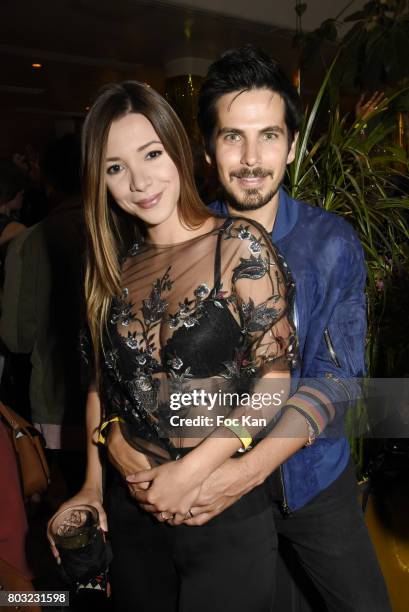 Michael Canitrot and his wife Danielle attend the Havaianas Loves Samba Concert Party at Alcazar on June 28, 2017 in Paris, France.
