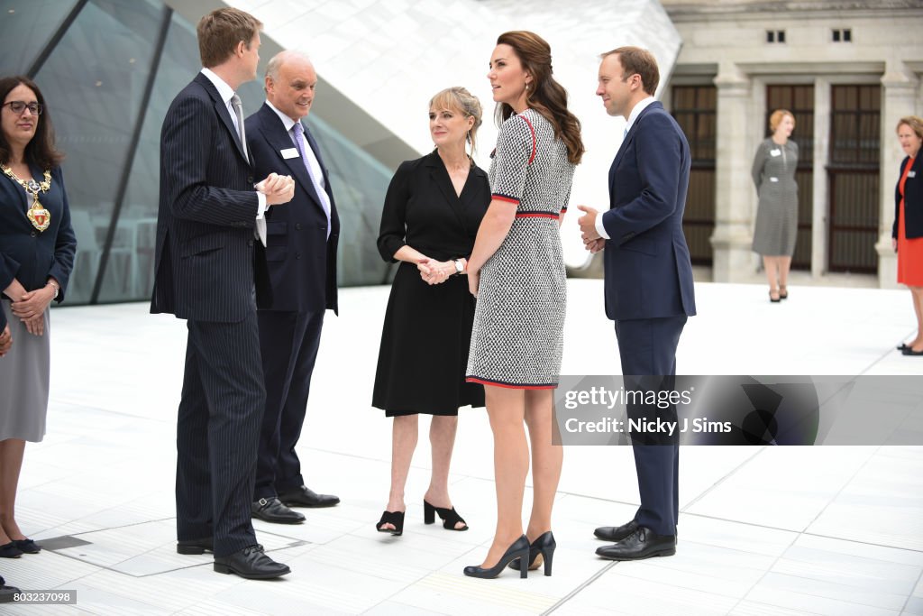 The Duchess Of Cambridge Visits The New V&A Exhibition Road Quarter