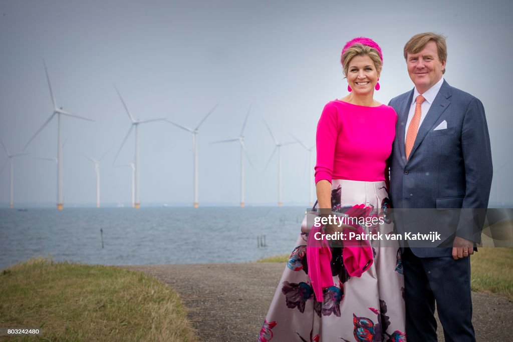 King Willem-Alexander Of The Netherlands & Queen Maxima visit The  Noord-Oost Flevoland Region