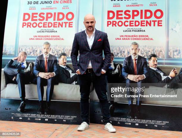 Luis Figueroa attends 'Despido Procedente' photocall on June 27, 2017 in Madrid, Spain.
