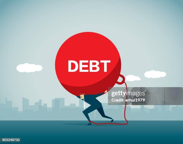 債務 - debt 幅插畫檔、美工圖案、卡通及圖標