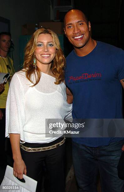 Jessica Biel and Dwayne "The Rock" Johnson