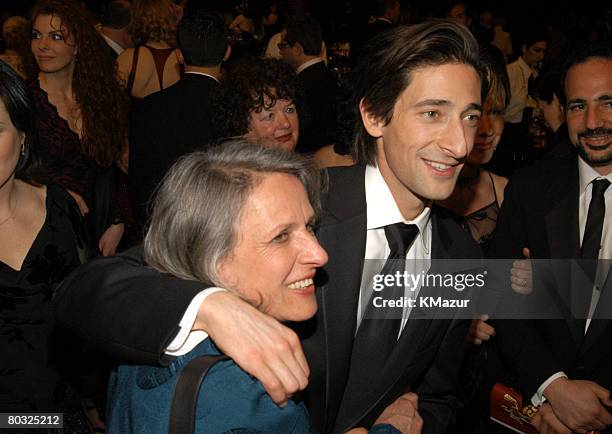 Adrien Brody and mother, Sylvia Plachy