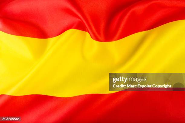 spanish flag - spanische flagge stock-fotos und bilder