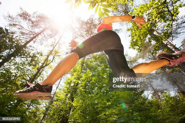 jump over camera - ultra marathon stock pictures, royalty-free photos & images