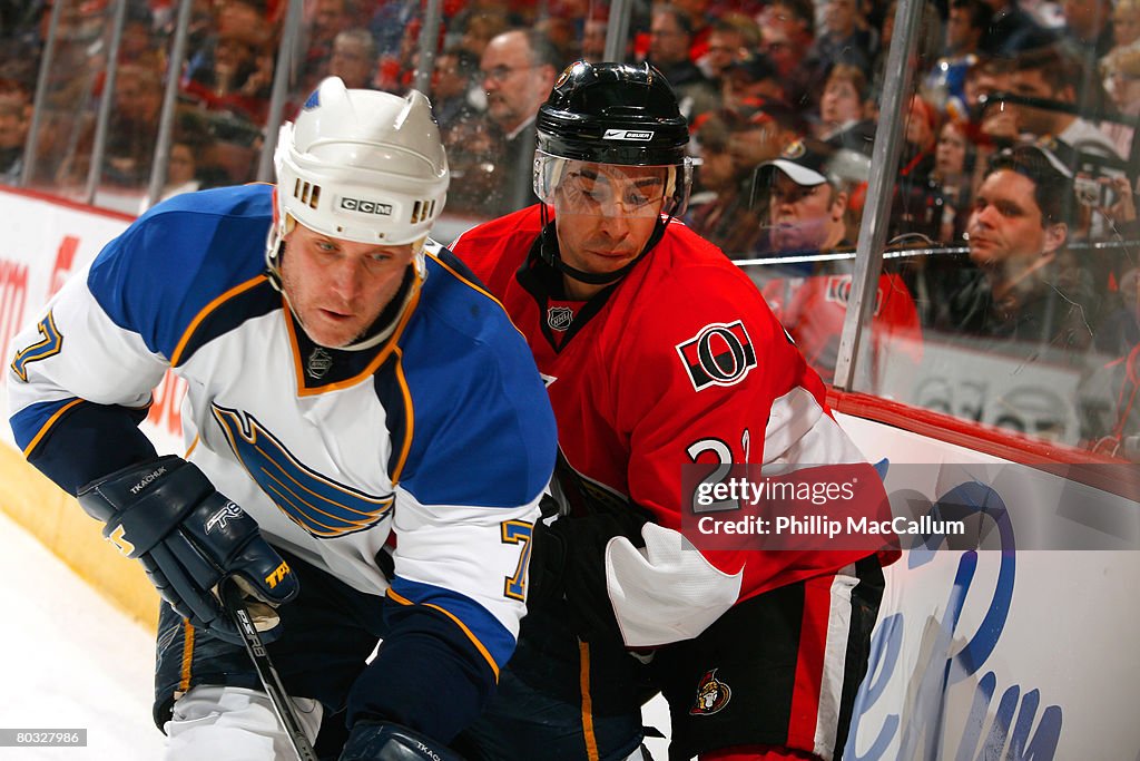 St. Louis Blues v Ottawa Senators