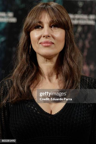 Actress Monica Bellucci attends the 'On the Milky Road' photocall at Urso hotel on June 29, 2017 in Madrid, Spain.