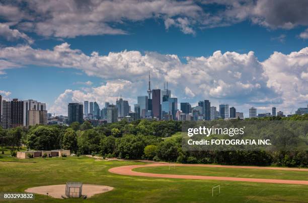 toronto postcard - park panoramic stock pictures, royalty-free photos & images