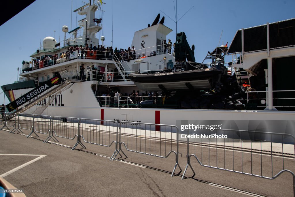 Migrants Landing in Salerno
