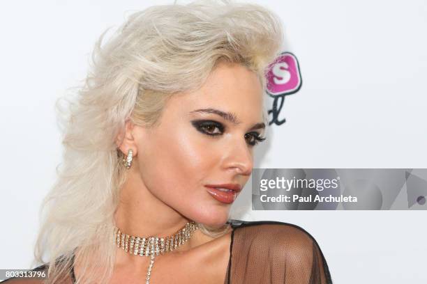 Model Ava Capra attends the 2nd annual "Babes In Toyland Support Our Troops" charity event at Avalon on June 28, 2017 in Hollywood, California.
