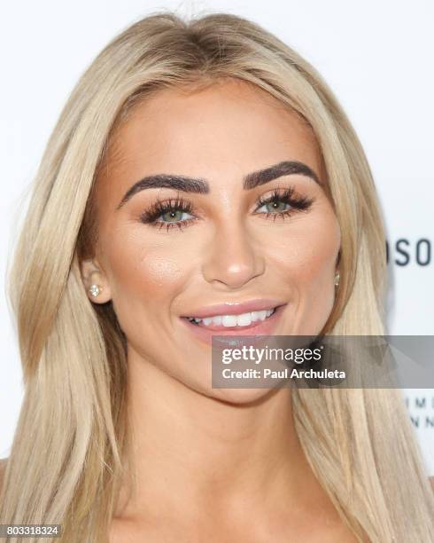 Model Chloe Terae Thomson attends the 2nd annual "Babes In Toyland Support Our Troops" charity event at Avalon on June 28, 2017 in Hollywood,...