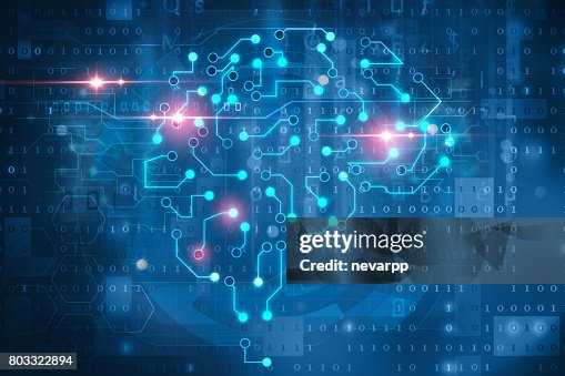 Fake Tech Data Stream Computer Screen Computer Data Stream Background High-Res Vector Graphic - Getty Images