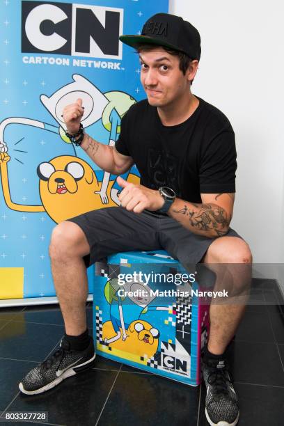LeFloid attends the 'Adventure Time' dubbing Session on June 29, 2017 in Berlin, Germany.