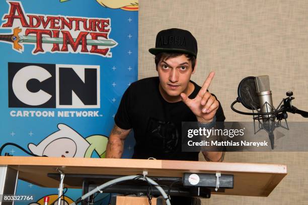 LeFloid attends the 'Adventure Time' dubbing Session on June 29, 2017 in Berlin, Germany.