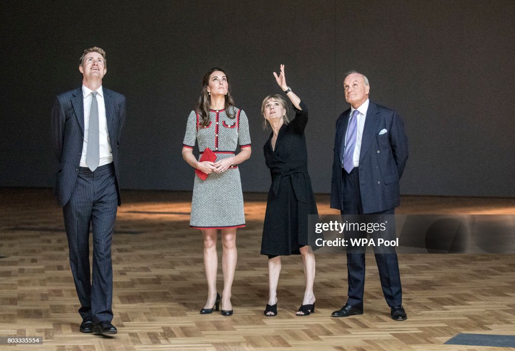 The Duchess Of Cambridge Visits The New V&A Exhibition Road Quarter