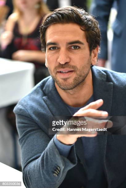 Actor Elyas M Barek attends the FFF reception during the Munich Film Festival 2017 at Praterinsel on June 29, 2017 in Munich, Germany.
