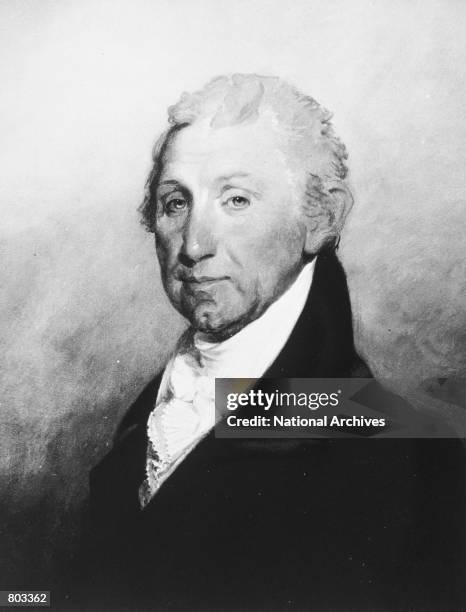 Portrait of 5th United States President James Monroe.