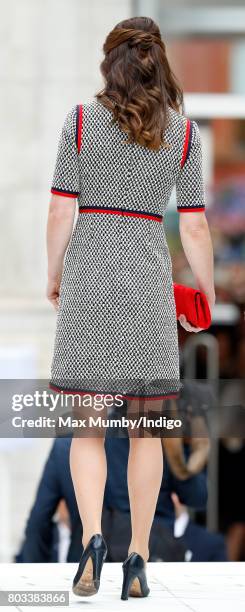 Catherine, Duchess of Cambridge visits the new V&A Exhibition Road Quarter at the Victoria & Albert Museum on June 29, 2017 in London, England. The...