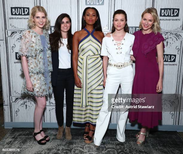 Lucy Boynton, Lisa Rubin, Melanie Liburd, Sophie Cookson and Naomi Watts discuss Netflix's ten-part series "Gypsy," at Build Studio on June 29, 2017...